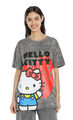 Playera Oversize Hello Kitty,NEGRO P1
